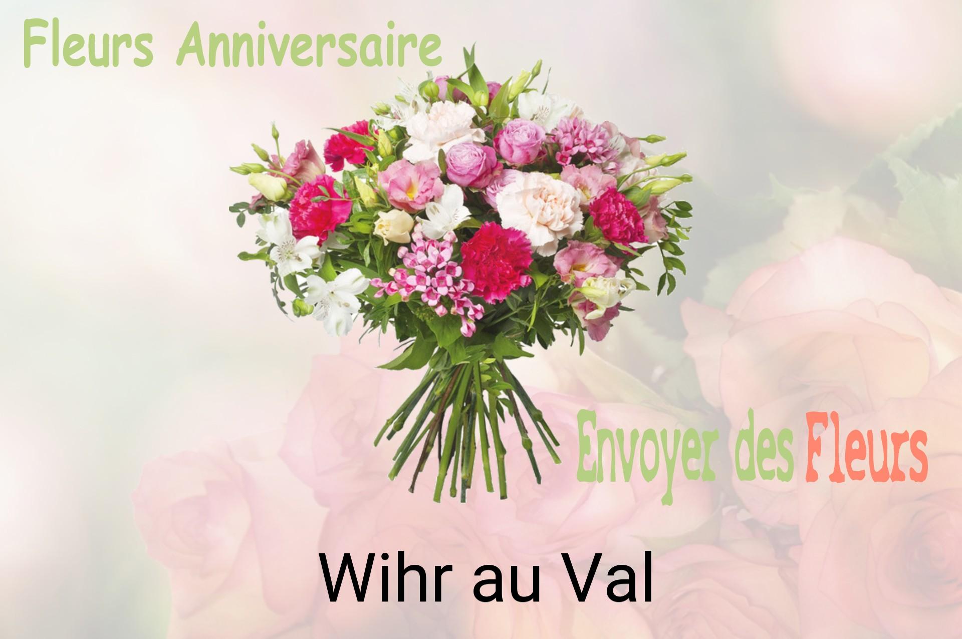 Bouquet de fleurs d’anniversaire livré à Wihr-au-Val